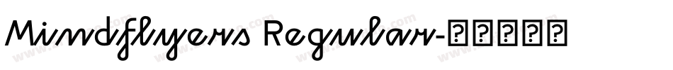 Mindflyers Regular字体转换